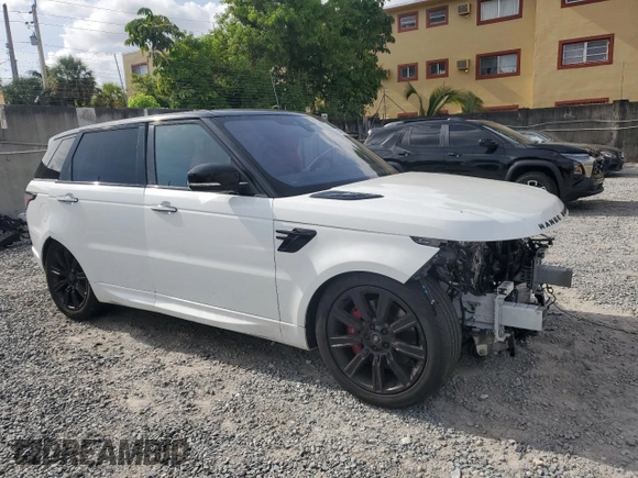 2021 Land Rover Range Rover Sport HST z VIN SALWS2RU4MA755425, wystawiony jako Copart lot #59090315 z przebiegiem 50 234 mil mil oraz Nie do naprawy • Non repairable. Historia ofert i sprzedaży dostępna na DreamBid. Obrazek 4.