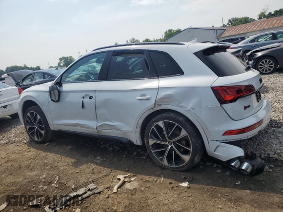 2022 Audi SQ5 Premium Plus with VIN WA1B4AFYXN2043153, listed as a Copart auction lot 58637074 with Not Provided miles and Salvage Title. Bid and sale history available at DreamBid. Image 2.