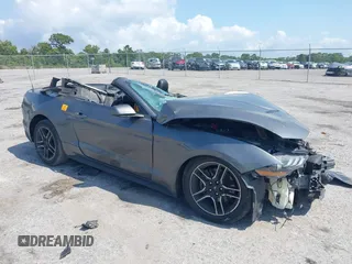2021 Ford Mustang EcoBoost with VIN 1FATP8UH2M5130965, listed as a IAAI auction lot 39360024 with 1 mi miles. Bid and sale history available at carsss.com. Image 1.