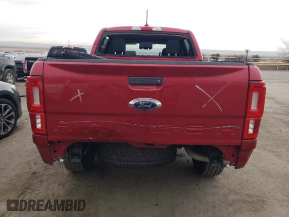 2020 Ford Ranger XL with VIN 1FTER4FH5LLA80074, listed as a Copart auction lot 42647505 with 45,408 mi miles and Salvage Title. Bid and sale history available at carsss.com. Image 6.
