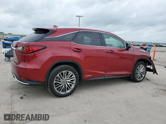 2021 Lexus RX 450h с VIN 2T2JGMDA6MC071415, выставлен на аукционе Copart как лот 52363835 с пробегом 47 967 миль миль и Списание • Salvage title. История ставок и продаж доступна на DreamBid. Изображение 3.