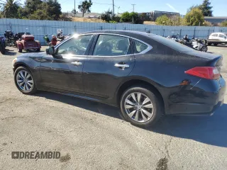 2012 Infiniti M37 with VIN JN1BY1AP5CM330588, listed as a Copart auction lot 70862854 with 112,427 mi miles and Salvage Title. Bid and sale history available at carsss.com. Image 2.