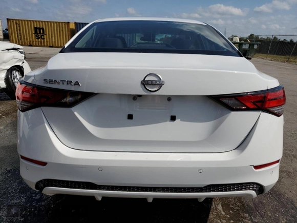 2025 Nissan Sentra S with VIN 3N1AB8BV6SY226576, listed as a Copart auction lot 54365435 with 7,478 mi miles and Non Repairable. Bid and sale history available at DreamBid. Image 6.