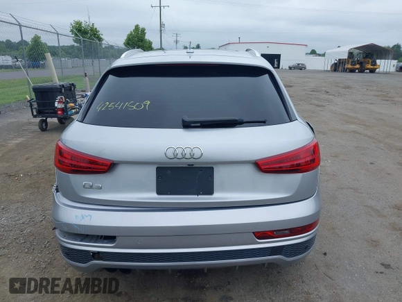 2016 Audi Q3 Prestige with VIN WA1FFCFS9GR007872, listed as a IAAI auction lot 42541509 with 86,187 mi miles and . Bid and sale history available at DreamBid. Image 16.