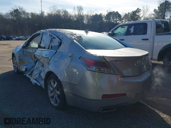 2010 Acura TL Tech with VIN 19UUA8F52AA004189, listed as a IAAI auction lot 41322733 with 235,735 mi miles. Bid and sale history available at carsss.com. Image 3.