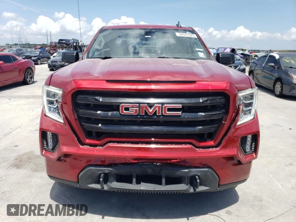 2022 GMC Sierra 1500 Elevation with VIN 3GTU9CET7NG196551, listed as a Copart auction lot 54537325 with 52,870 mi miles and Salvage Title. Bid and sale history available at DreamBid. Image 5.