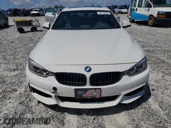 2015 BMW 4 Series 428i xDrive with VIN WBA3N5C59FK197893, listed as a Copart auction lot 60730385 with 91,163 mi miles and Salvage title. Bid and sale history available at DreamBid. Image 5.