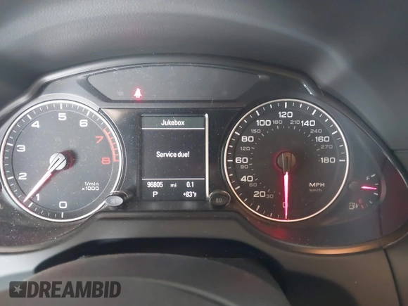 2012 Audi Q5 Premium Plus with VIN WA1DKAFP8CA086124, listed as a IAAI auction lot 42648621 with 96,805 mi miles and . Bid and sale history available at DreamBid. Image 7.