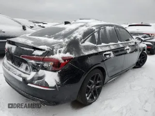 2025 Honda Civic Sport with VIN 2HGFE2F5XSH538036, listed as a Copart auction lot 44708805 with 5,352 mi miles and Salvage Title. Bid and sale history available at carsss.com. Image 3.