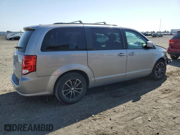2019 Dodge Grand Caravan GT with VIN 2C4RDGEG2KR518937, listed as a Copart auction lot 55602075 with 80,881 mi miles and Salvage Title. Bid and sale history available at DreamBid. Image 3.
