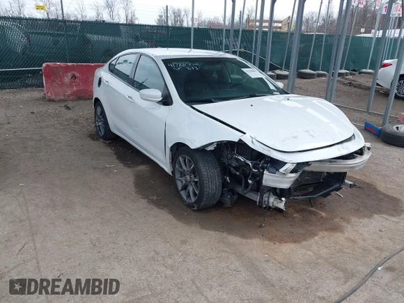 2014 Dodge Dart SXT z VIN 1C3CDFBB6ED670255, wystawiony jako IAAI lot #41786002 z przebiegiem 156 271 mil mil oraz . Historia ofert i sprzedaży dostępna na DreamBid. Obrazek 1.