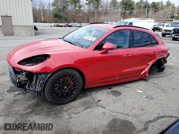 2017 Porsche Macan GTS with VIN WP1AG2A56HLB56316, listed as a Copart auction lot 48601165 with 84,579 mi miles and Salvage Title. Bid and sale history available at DreamBid. Image 1.