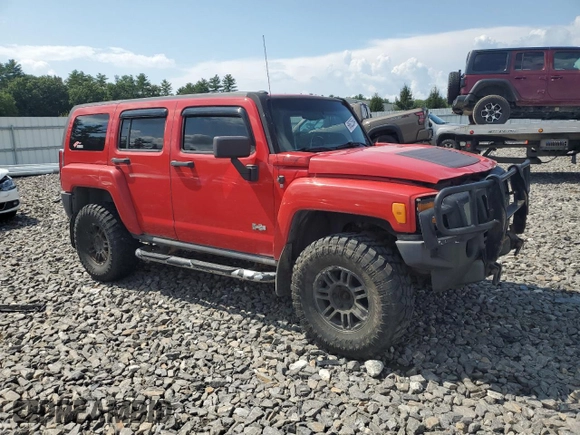 2006 Hummer H3 with VIN 5GTDN136468263670, listed as a Copart auction lot 68622554 with 134,008 mi miles and Salvage Title. Bid and sale history available at carsss.com. Image 4.