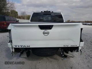 2024 Nissan Titan SV with VIN 1N6AA1EC6RN100286, listed as a Copart auction lot 78082024 with 24,336 mi miles and Salvage title. Bid and sale history available at DreamBid. Image 6.