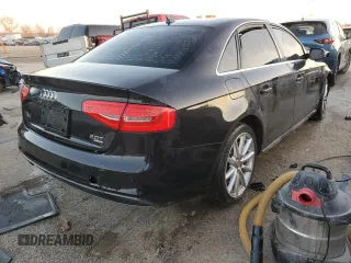 2014 Audi A4 Premium Plus with VIN WAUFFAFLXEN014656, listed as a Copart auction lot 80577704 with 115,204 mi miles and Salvage Title. Bid and sale history available at carsss.com. Image 3.