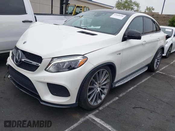 2019 Mercedes-Benz GLE 43 AMG with VIN 4JGED6EB5KA151772, listed as a IAAI auction lot 42168396 with 43,678 mi miles and . Bid and sale history available at DreamBid. Image 2.