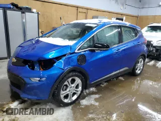 2021 Chevrolet Bolt EV LT with VIN 1G1FY6S04M4114836, listed as a Copart auction lot 42592245 with 69,994 mi miles and Clean Title. Bid and sale history available at carsss.com. Image 1.