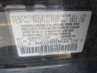 2015 Nissan Sentra SR with VIN 3N1AB7AP5FY272886, listed as a IAAI auction lot 42223330 with 83,981 mi miles and . Bid and sale history available at DreamBid. Image 9.
