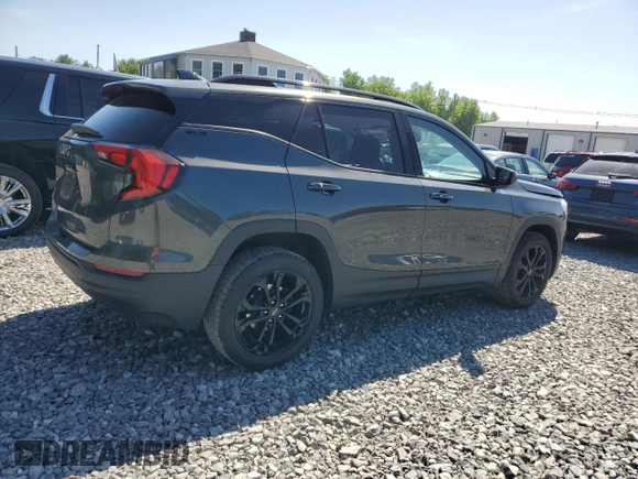 2020 GMC Terrain SLE z VIN 3GKALTEV9LL158611, wystawiony jako Copart lot #61781805 z przebiegiem 77 113 mil mil oraz Szkoda całkowita • Salvage title. Historia ofert i sprzedaży dostępna na DreamBid. Obrazek 3.