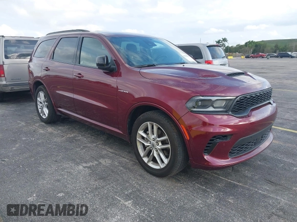 2024 Dodge Durango R/T Plus z VIN 1C4SDJCT1RC187866, wystawiony jako IAAI lot #41620255 z przebiegiem 23 790 mil mil oraz . Historia ofert i sprzedaży dostępna na DreamBid. Obrazek 1.