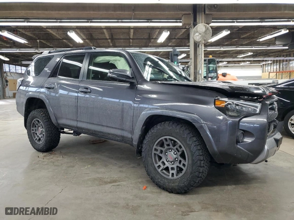 2022 Toyota 4Runner TRD Off Road Premium with VIN JTERU5JRXN5973740, listed as a Copart auction lot 46648495 with 28,001 mi miles and Salvage Title. Bid and sale history available at carsss.com. Image 4.