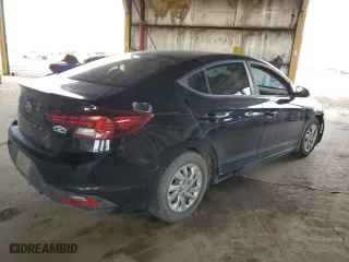 2019 Hyundai Elantra SE with VIN KMHD74LF1KU761843, listed as a Copart auction lot 51127365 with 84,536 mi miles and Salvage Title. Bid and sale history available at carsss.com. Image 3.