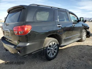 2015 Toyota Sequoia Limited with VIN 5TDJW5G15FS121076, listed as a Copart auction lot 85376714 with 112,433 mi miles and Salvage Title. Bid and sale history available at carsss.com. Image 3.