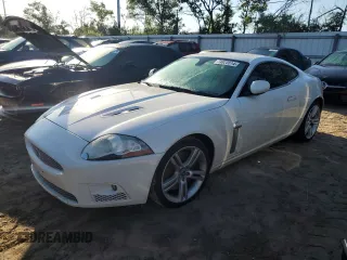 2008 Jaguar XK with VIN SAJWA43C189B23550, listed as a Copart auction lot 74825514 with 0 mi miles and Salvage Title. Bid and sale history available at carsss.com. Image 1.