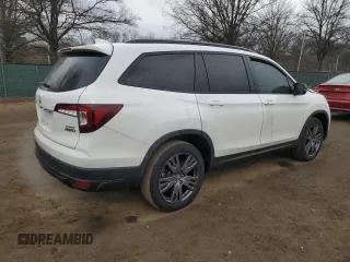 2022 Honda Pilot Sport with VIN 5FNYF6H32NB092272, listed as a Copart auction lot 47197305 with 20,770 mi miles and Salvage Title. Bid and sale history available at DreamBid. Image 3.