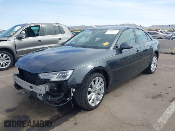 2017 Audi A4 Premium with VIN WAUGNAF44HN022241, listed as a IAAI auction lot 41912175 with 71,777 mi miles. Bid and sale history available at carsss.com. Image 18.