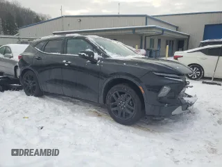 2024 Chevrolet Blazer LT z VIN 3GNKBJRSXRS123086, wystawiony jako Copart lot #88247965 z przebiegiem 6 706 mil mil oraz Szkoda całkowita • Salvage title. Historia ofert i sprzedaży dostępna na DreamBid. Obrazek 4.