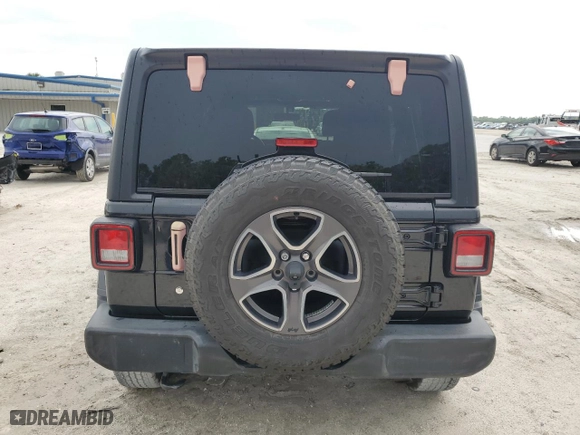 2018 Jeep Wrangler Unlimited Sport S with VIN 1C4HJXDG3JW298896, listed as a Copart auction lot 50385985 with 68,654 mi miles and Salvage Title. Bid and sale history available at carsss.com. Image 6.