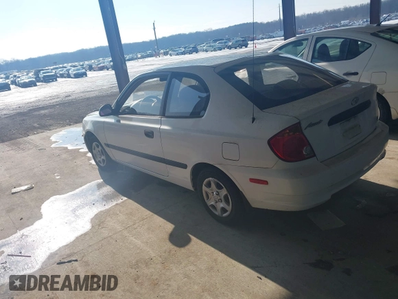 2004 Hyundai Accent with VIN KMHCF35C94U315390, listed as a IAAI auction lot 41391877 with 162,406 mi miles. Bid and sale history available at carsss.com. Image 3.