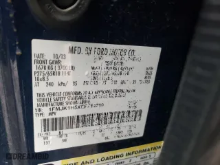 2014 Ford Expedition EL XLT with VIN 1FMJK1H5XEEF14710, listed as a Copart auction lot 46679775 with 152,301 mi miles and Salvage Title. Bid and sale history available at carsss.com. Image 13.