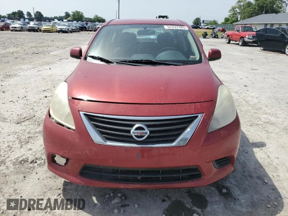 2013 Nissan Versa SV with VIN 3N1CN7AP7DL873081, listed as a Copart auction lot 57222385 with 151,978 mi miles and Salvage title. Bid and sale history available at DreamBid. Image 5.