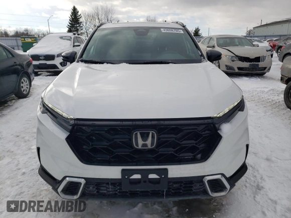 2023 Honda CR-V Sport Touring with VIN 2HKRS6H91PH203337, listed as a Copart auction lot 43698705 with 27,053 mi miles and Salvage Title. Bid and sale history available at DreamBid. Image 5.