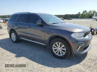 2021 Dodge Durango SXT Plus with VIN 1C4RDJAGXMC793518, listed as a Copart auction lot 52708205 with 36,788 mi miles and Salvage title. Bid and sale history available at DreamBid. Image 4.