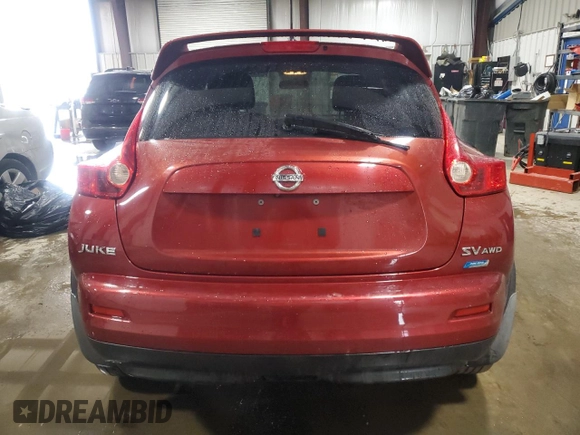 2013 Nissan Juke SL with VIN JN8AF5MV1DT206815, listed as a Copart auction lot 51414455 with Not Provided miles and Salvage Title. Bid and sale history available at DreamBid. Image 6.