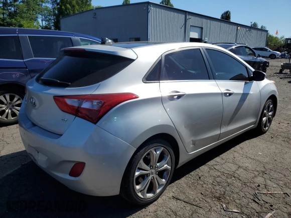 2013 Hyundai Elantra with VIN KMHD35LE1DU027778, listed as a Copart auction lot 62960035 with 215,537 mi miles and Clean title. Bid and sale history available at DreamBid. Image 3.