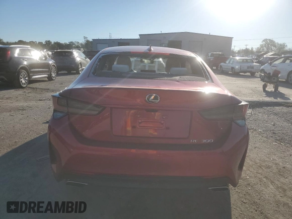 2023 Lexus RC with VIN JTHGA5BC3P5012476, listed as a Copart auction lot 74697224 with 7,522 mi miles and Salvage Title. Bid and sale history available at carsss.com. Image 6.