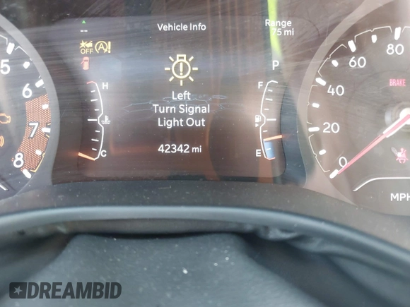 2024 Jeep Compass Limited with VIN 3C4NJDCN1RT595118, listed as a IAAI auction lot 42666248 with 42,342 mi miles and . Bid and sale history available at DreamBid. Image 15.
