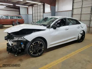2022 Kia K5 GT-Line with VIN 5XXG64J28NG127413, listed as a Copart auction lot 49546975 with 61,018 mi miles and Salvage Title. Bid and sale history available at carsss.com. Image 1.