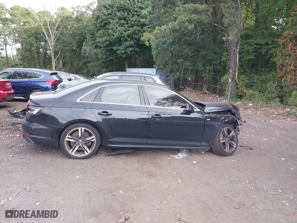 2018 Audi A4 Premium Plus with VIN WAUENAF46JN016261, listed as a IAAI auction lot 40404223 with 51,874 mi miles. Bid and sale history available at carsss.com. Image 14.