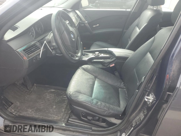 2004 BMW 5 Series 530i with VIN WBANA735X4B065254, listed as a Copart auction lot 57613795 with 201,959 mi miles and Non repairable. Bid and sale history available at DreamBid. Image 7.