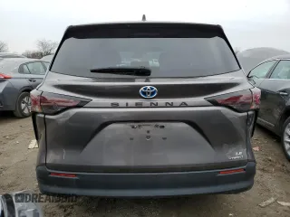 2023 Toyota Sienna LE with VIN 5TDKRKEC7PS162261, listed as a Copart auction lot 42204295 with 24,806 mi miles and Non Repairable. Bid and sale history available at carsss.com. Image 6.