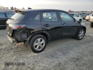 2024 Honda HR-V LX with VIN 3CZRZ1H3XRM709153, listed as a Copart auction lot 81907154 with 38,500 mi miles and Salvage Title. Bid and sale history available at carsss.com. Image 3.