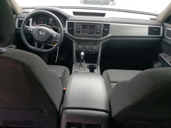 2018 Volkswagen Atlas 3.6L V6 S with VIN 1V2GR2CA8JC529747, listed as a Copart auction lot 46959754 with 56,340 mi miles and Salvage Title. Bid and sale history available at carsss.com. Image 8.
