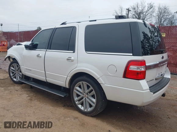 2016 Ford Expedition Platinum with VIN 1FMJU1MT8GEF06932, listed as a IAAI auction lot 41618770 with 188,611 mi miles and . Bid and sale history available at DreamBid. Image 3.