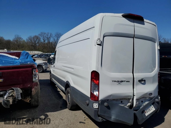 2018 Ford Transit Cargo with VIN 1FTYR3XMXJKA30809, listed as a Copart auction lot 48907745 with 162,936 mi miles and Salvage Title. Bid and sale history available at DreamBid. Image 2.