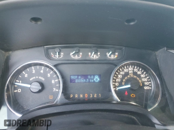 2012 Ford F-150 XL with VIN 1FTFW1EF3CFA75952, listed as a Copart auction lot 62945625 with 233,769 mi miles and Clean title. Bid and sale history available at DreamBid. Image 9.